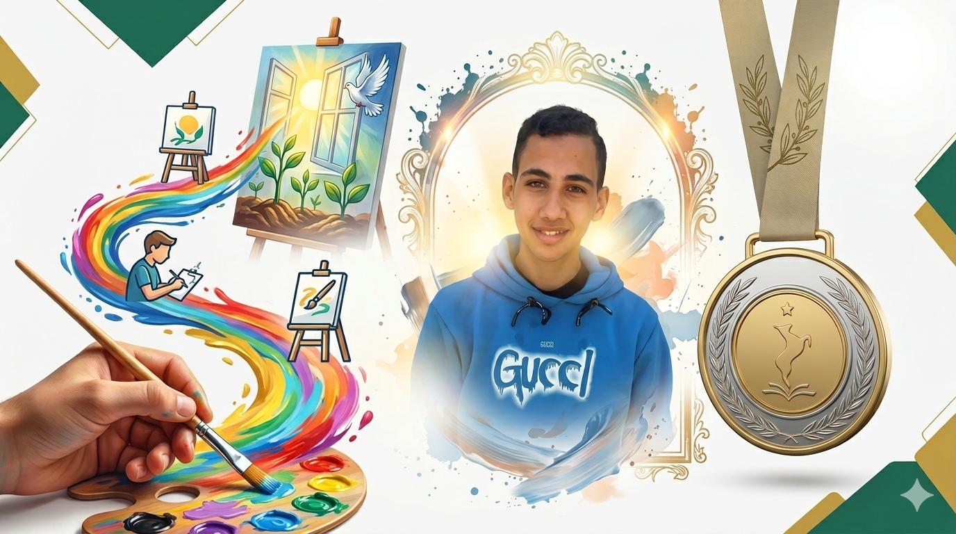 🎨 مدرسة الدكتور غزال تحقق إنجازًا فنيًا جديدًا في مسابقة ريشة ترسم الأمل